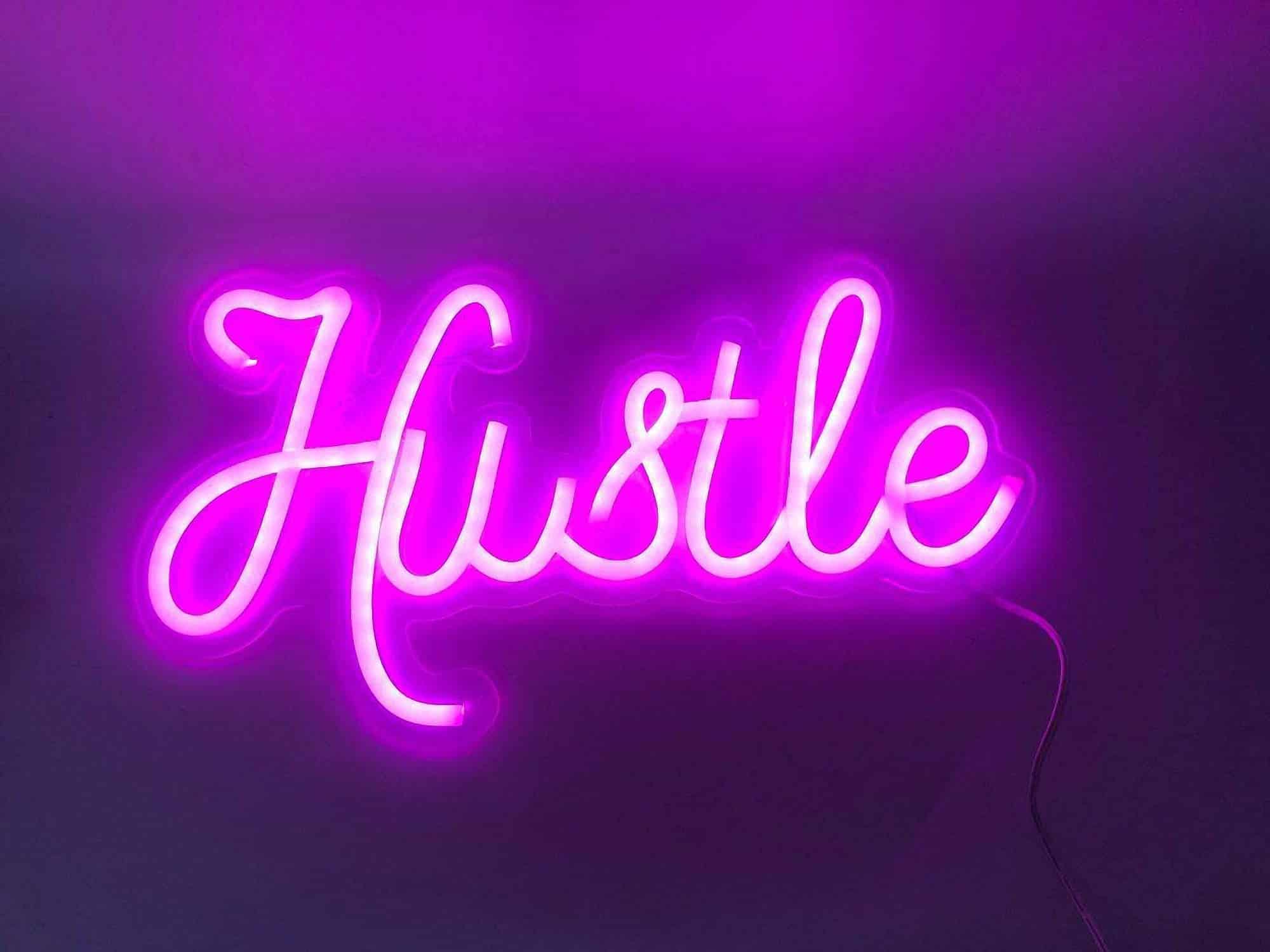 LED Neon sign interior